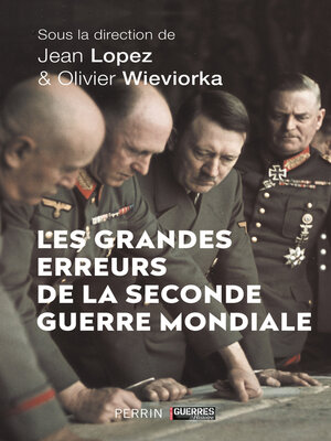 cover image of Les erreurs de la Seconde Guerre mondiale